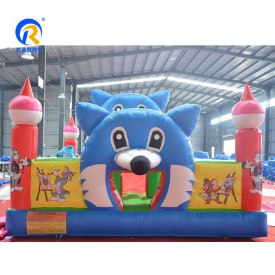 Vermaakpark Fun City opblaasbaar springhuis met Tom en Jerry thema OEM aanvaard