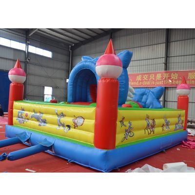 Event Op maat gemaakt PVC pretpark opblaasbare speeltuin voor kinderen en volwassenen