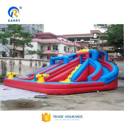 CE Blower en reparatie-accessoires inclusief opblaasbare waterslide voor kinderen met zwembad