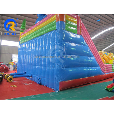 Opblaasbare Fun City Springende Bouncy Castle Slide Combo voor maximale capaciteit &lt; 100 kg