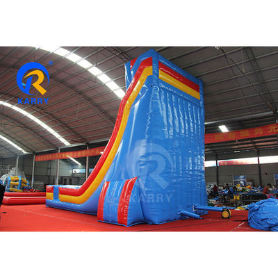EN14960 Gecertificeerde dubbele baan opblaasbare springkasteelslide voor waterplezier voor kinderen