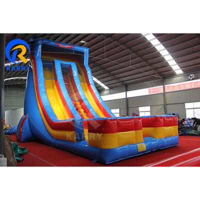 EN14960 Gecertificeerde dubbele baan opblaasbare springkasteelslide voor waterplezier voor kinderen
