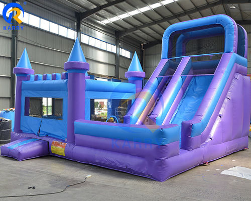 Kinderen speeltuin Marvel Comic Bouncy Jumping Castles PVC Yard Bounce House met glijbaan