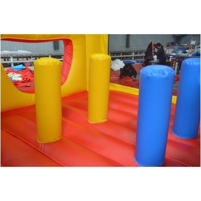 OEM aanvaard ontwerp Pikachu opblaasbare uitschuiver lucht water glijbaan springende bouncy kasteel