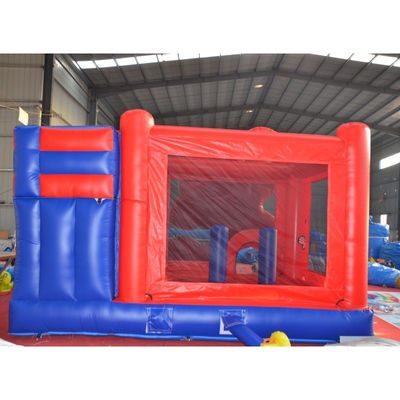 Unisex SuperMario opblaasbaar springhuis met waterslide