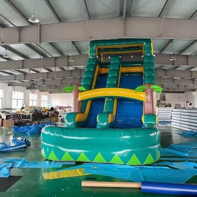 Gepersonaliseerde kleur opblaasbare waterglijbaan populaire achtertuin commerciële kinderen volwassenen grootte