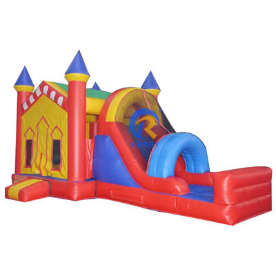 PVC opblaasbare jumper kasteel bouncer combo voor unisex party business moonwalk