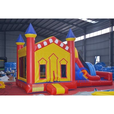 PVC opblaasbare jumper kasteel bouncer combo voor unisex party business moonwalk