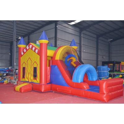 PVC opblaasbare jumper kasteel bouncer combo voor unisex party business moonwalk