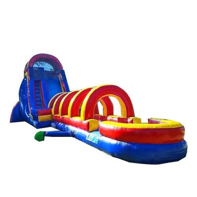 Buiten speeltuin Grote glijbanen Gebruikt pretpark Kinderen PVC waterglijbaan KR-GS610