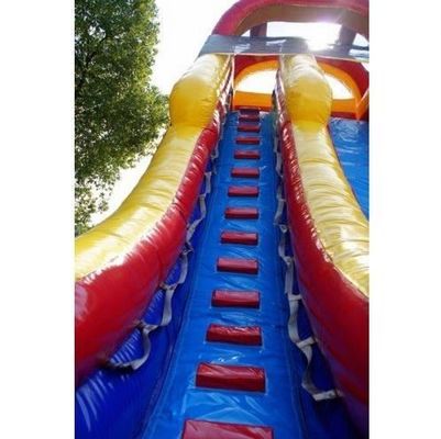 Buiten speeltuin Grote glijbanen Gebruikt pretpark Kinderen PVC waterglijbaan KR-GS610