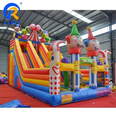 Unisex Kids Bounce Castle met waterglijbaan en PVC-doek opblaasbaar bounce huis combo