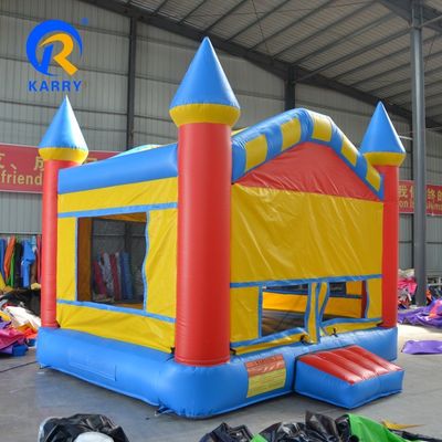 Op maat gemaakt logo geprinte opblaasbare springhuis voor kinderfeest in kinderplezierpark