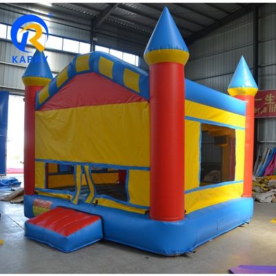 Op maat gemaakt logo geprinte opblaasbare springhuis voor kinderfeest in kinderplezierpark