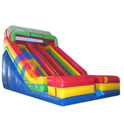 Commerciële opblaasbare tropische waterslide met zwembad De ultieme leuke ervaring