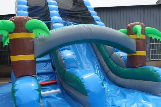 Speciale gelegenheid opblaasbare kinderglijbaan 17FT H opblaasbare waterslide voor winkelcentrum
