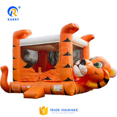 Draagbaar Bounce House opblaasbaar springkasteel met water zwembad glijbaan