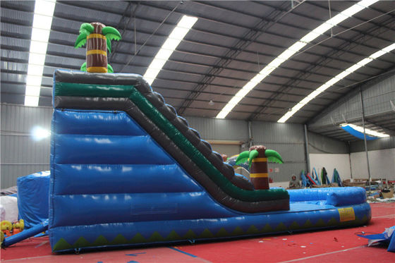 Gepersonaliseerde opblaasbare zwembadglijbanen voor grote feestjes in het buitenleven