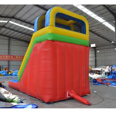 Aanpasbare opblaasbare kasteelslide Combo PVC Grote commerciële bounce house slide