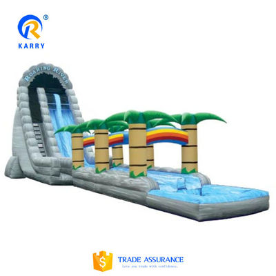 Verander uw evenement met onze commerciële PVC opblaasbare waterslide en zwembad