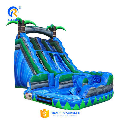 Verander uw evenement met onze commerciële PVC opblaasbare waterslide en zwembad