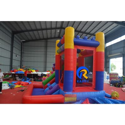 Commercieel PVC-opblaasbaar kasteel voor kinderen en volwassenen