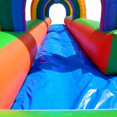 Unisex 22ft kleurrijke vulkaan waterglijbaan voor kinderen en volwassenen
