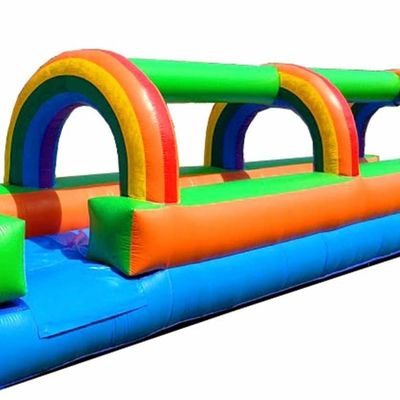 Unisex 22ft kleurrijke vulkaan waterglijbaan voor kinderen en volwassenen