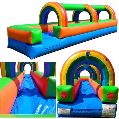 Unisex 22ft kleurrijke vulkaan waterglijbaan voor kinderen en volwassenen