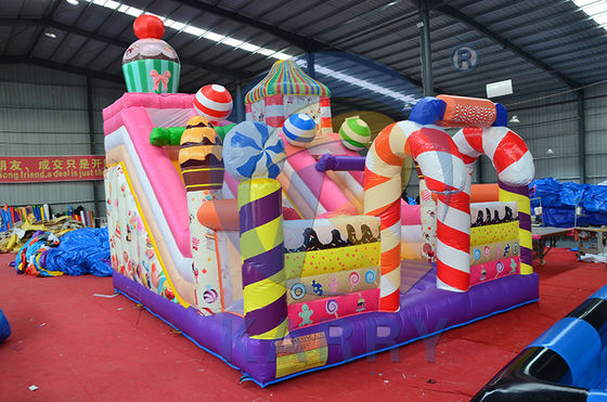 Opblaasbaar Kasteel Bounce House Waterglijbaan Combo Op maat gemaakt voor kinderspel