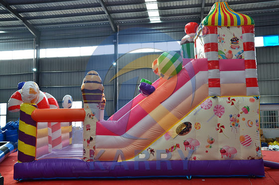 Opblaasbaar Kasteel Bounce House Waterglijbaan Combo Op maat gemaakt voor kinderspel