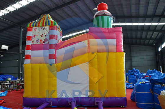 Opblaasbaar Kasteel Bounce House Waterglijbaan Combo Op maat gemaakt voor kinderspel