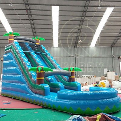 Opblaasbaar waterglijbaan met PVC-materiaal