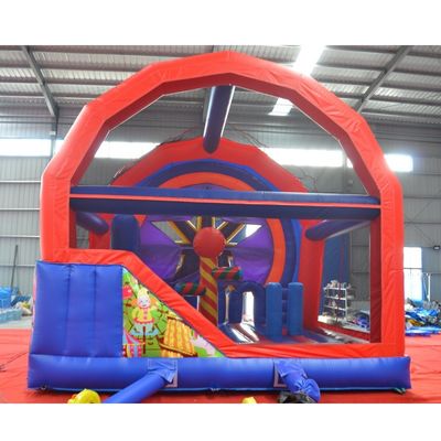 Kinderen Dream Play Castle reuzenrad en Bouncy Castle opblaasbaar voor achtertuin plezier