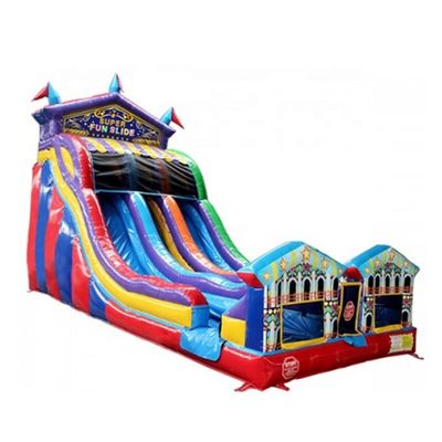 Aanpasbaar opblaasbaar springkasteel voor volwassenen Grote commerciële waterslide