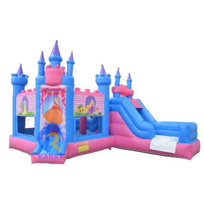 Princess Party Castle Jumper opblaasbare moonwalk uitsmijter voor actief entertainment