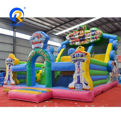 Blower en reparatie kit inbegrepen Paw Dog Patrol pretpark Combo Castle opblaasbare uitsmijter