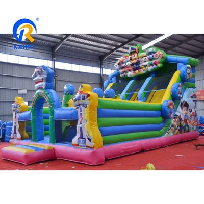 Blower en reparatie kit inbegrepen Paw Dog Patrol pretpark Combo Castle opblaasbare uitsmijter