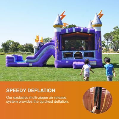 Thunder Water Slide en Purple Bounce House Repair Kits inbegrepen voor eenvoudig onderhoud