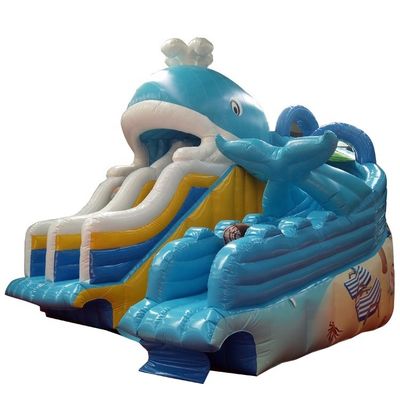 Digitaal drukken Baby Kids opblaasbare Dubai waterglijbaan met maximale capaciteit 100-500kg