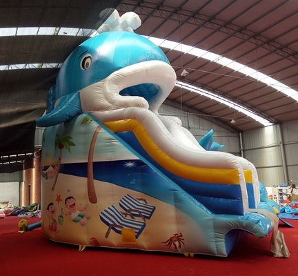 Digitaal drukken Baby Kids opblaasbare Dubai waterglijbaan met maximale capaciteit 100-500kg