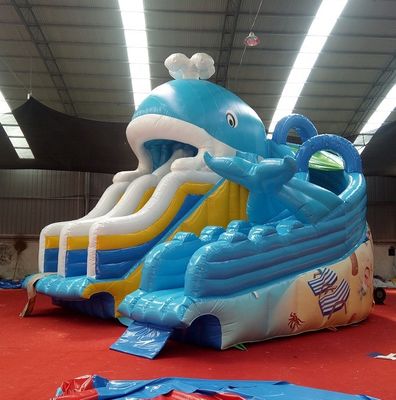 Digitaal drukken Baby Kids opblaasbare Dubai waterglijbaan met maximale capaciteit 100-500kg