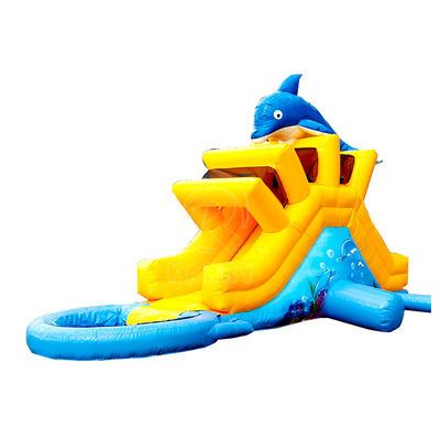 Maximale capaciteit 100-500 kg EN7114960 Kleine tuinopblaasbare waterglijbaan