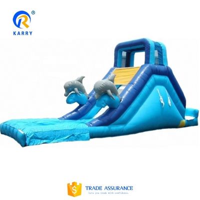 Bouncy Castle waterglijbaan Crocodile Creek opblaasbaar zwembad en glijbaan kasteel