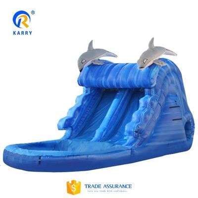 Bouncy Castle waterglijbaan Crocodile Creek opblaasbaar zwembad en glijbaan kasteel