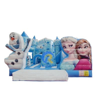 Jumping Castle Adventure Commercieel opblaasbaar bevroren springhuis te huur