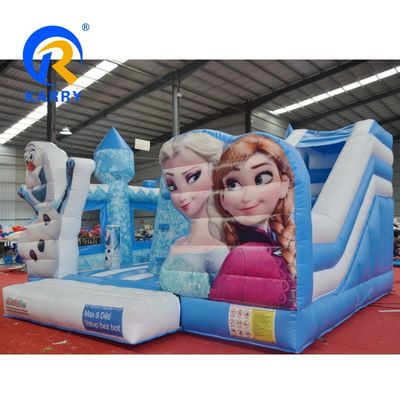 Jumping Castle Adventure Commercieel opblaasbaar bevroren springhuis te huur