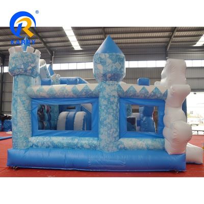 Jumping Castle Adventure Commercieel opblaasbaar bevroren springhuis te huur