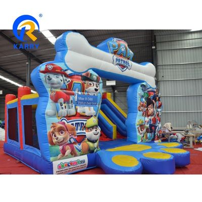 Blower Beste opblaasbare kasteel Paw Patrols Unisex Zonnige achtertuin Bouncing opblaasbare huizen