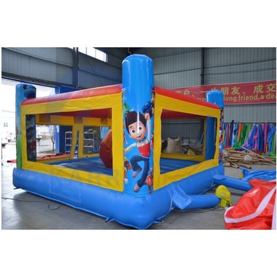 PORTABLE PVC Kinderenvermaak springtrampoline opblaasbaar springkasteel met glijbanen